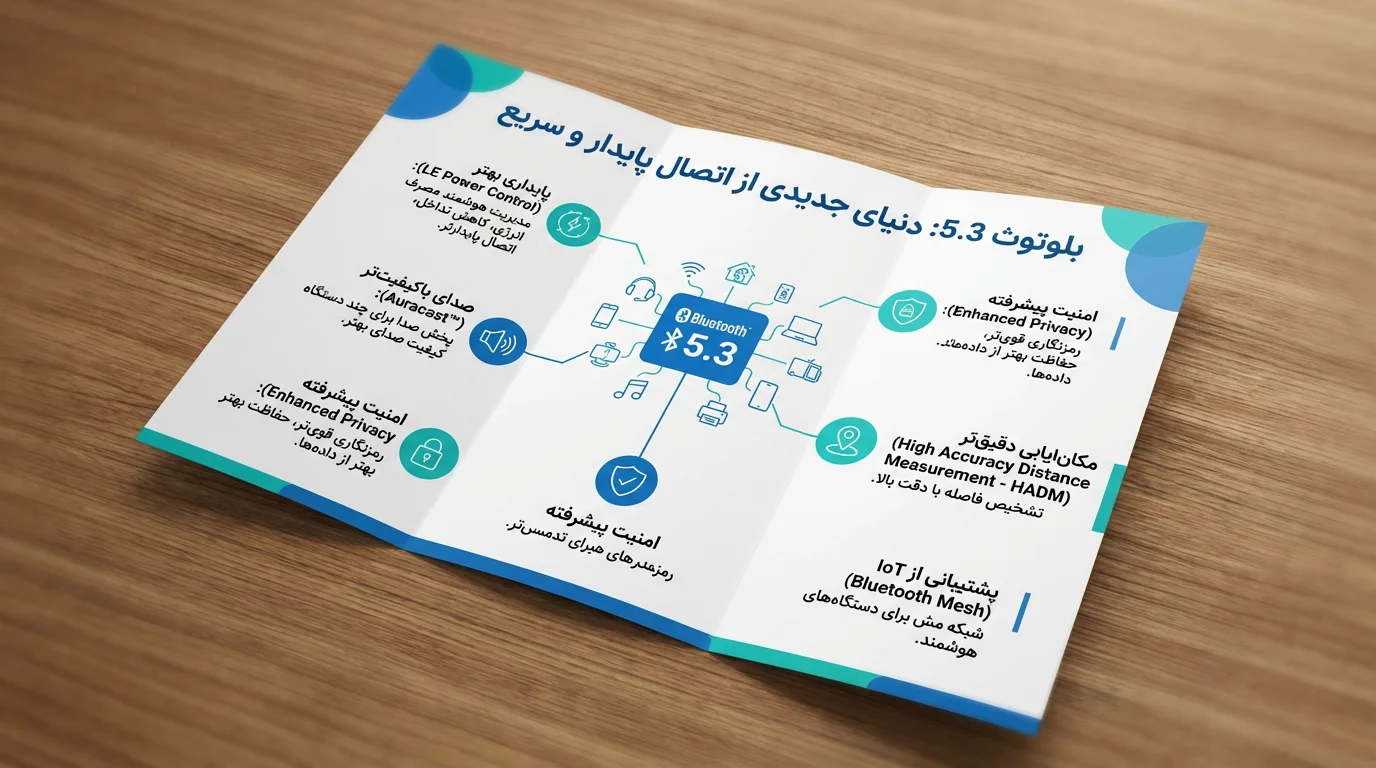 ویژگی اصلی تکنولوژی بلوتوث ۵.۳ شامل کاهش تاخیر و پایداری