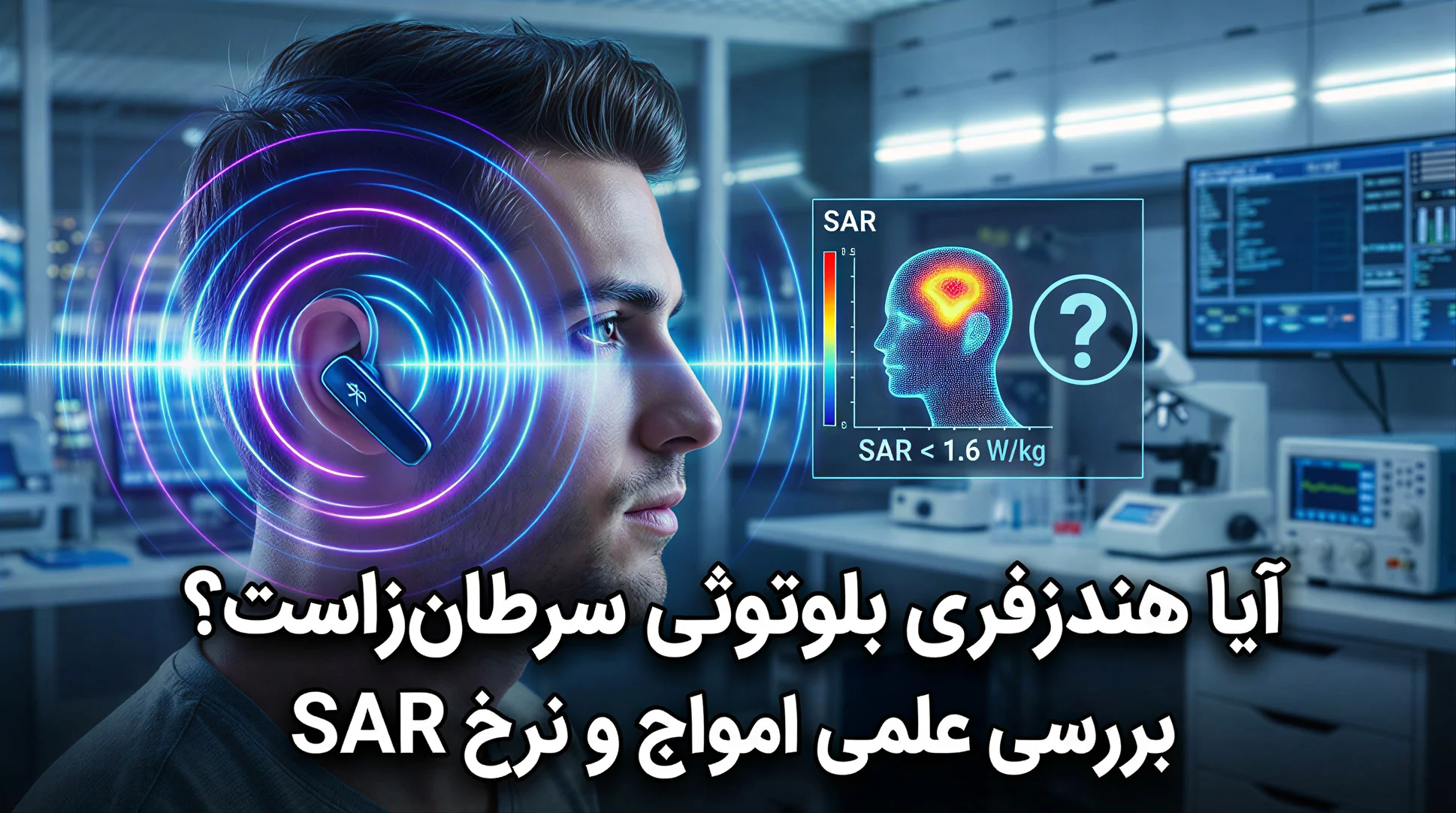 آیا هندزفری بلوتوثی سرطان‌زاست؟ بررسی علمی امواج و نرخ SAR