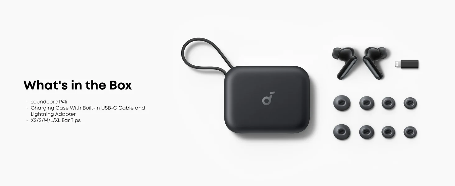 محتویات جعبه هندزفری Soundcore P41i