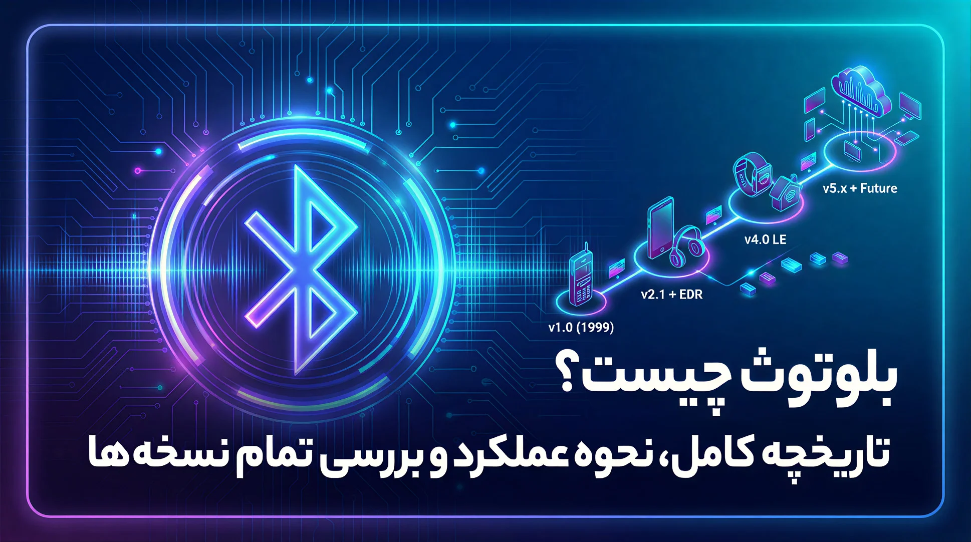 بلوتوث چیست؟ تاریخچه کامل، نحوه عملکرد و بررسی تمام نسخه‌ها